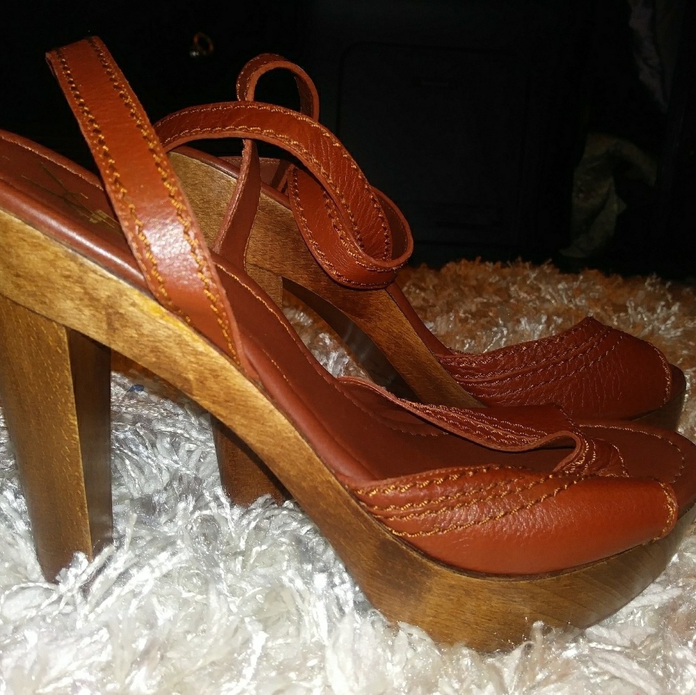 *Authentic* YSL Platform Sandals